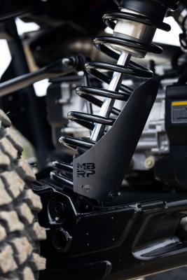 2019-Up Can-Am Maverick R/ Maverick X3/ Maverick X3 Max Black-Coated Aluminized Steel Shock Guards MBRP