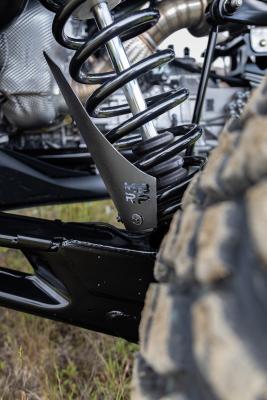 2019-Up Can-Am Maverick R/ Maverick X3/ Maverick X3 Max Black-Coated Aluminized Steel Shock Guards MBRP