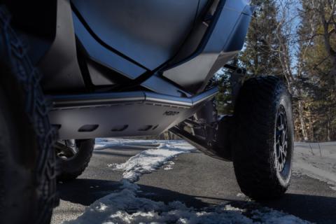 2019-Up Can-Am Maverick R/ Maverick X3/ Maverick X3 Max Black-Coated Aluminized Steel Shock Guards MBRP