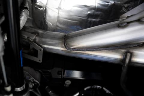 14-19 Chevrolette Corvette C7 6.2L Armor Pro 3-Inch Axle Back, Muffler Bypass, Quad Outlet with Carbon Fiber Tips MBRP