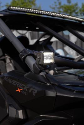 24-Present Can-Am Maverick R, Pillar Light Kit, Flood Beam MBRP