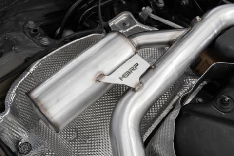 2022-Up Volkswagen Golf GTI MK8 T304 Stainless Steel 3 Inch Cat-Back 2.5 Inch Dual Split Rear with Carbon Fiber Tips MBRP
