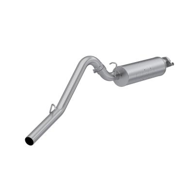 00-06 Jeep Wrangler/ Rubicon, Armor Lite 2.5 Inch Cat-Back, Single Side, No Tip, MBRP