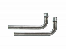 67-81 C3 Corvette 2.5 Inch Manifold Downpipes Ram Horn Pypes Performance Exhaust