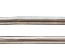 1964-1967 Pontiac 2.5 Inch Manifold Downpipes With HO-Ram Air 3 Bolt Flanges 409 Stainless Pypes Performance Exhaust