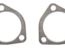 1964-1967 Pontiac 2.5 Inch Manifold Downpipes With HO-Ram Air 3 Bolt Flanges 409 Stainless Pypes Performance Exhaust