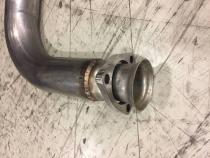 Exhaust Manifold Down Pipe 78-88 G-Body Chevy Small Block 2.5 in 3 Bolt Hardware Not Incl Natural 409 Stainless Steel Pypes Exhaust