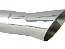 Exhaust Tail Pipe Tip Set 68-72 Olds 442 2.5 in Trumpet Clamp On Hardware Not Incl Polished 304 Stainless Steel Pair Pypes Exhaust