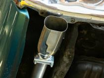 Exhaust Tail Pipe Tip Set 69-72 Chevelle 2.5 in Slip Fit Clamp On Hardware Not Incl Polished 304 Stainless Steel Pypes Exhaust