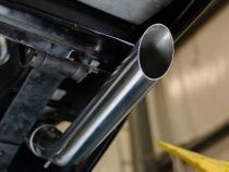 Exhaust Tail Pipe Tip Set 67-81 F-Body 2.5 in Long Hockey Stick Clamp On Hardware Not Incl Polished 304 Stainless Steel Pair Pypes Exhaust