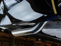 Exhaust Tail Pipe Tip Set 67-81 F-Body 2.5 in Long Hockey Stick Clamp On Hardware Not Incl Polished 304 Stainless Steel Pair Pypes Exhaust