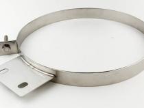 Diesel Stack Exhaust Clamp 8 in Polished 304 Stainless Steel Pypes Exhaust
