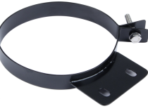 Diesel Stack Exhaust Clamp 8 in Black Finish 304 Stainless Steel Pypes Exhaust