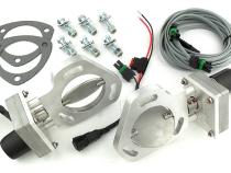 Dual Exhaust Electric Dump Cutout Natural Finish Hardware Incl Aluminum And 304 Stainless Steel Material Pypes Exhaust