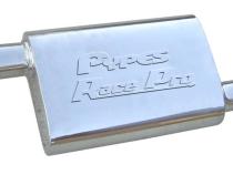 Race Pro Series Muffler 14 in 2.5 in Offset/Offset Hardware Not Incl Polished 304 Stainless Steel Pypes Exhaust