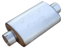 Race Pro Series Muffler 14 in 3.5 in Center/Center Hardware Not Incl Natural 409 Stainless Steel Pypes Exhaust