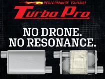 Turbo Pro Muffler 3.0 Inch Offset Inlet/Offset Outlet Pypes Exhaust