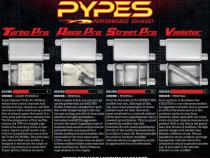 Turbo Pro Muffler 3.0 Inch Offset Inlet/Offset Outlet Pypes Exhaust