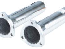 3 Inch Header Collector Flange to 2.5 Inch Pipe Reducers 12 Inch Long 304 Stainless Pypes Performance Exhaust