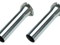 3 Inch Header Collector Flange to 2.5 Inch Pipe Reducers 12 Inch Long 304 Stainless Pypes Performance Exhaust