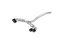 2009-2024 Nissan GT-R 3.8L Armor Pro T304 Stainless Steel 3.5 Inch Cat-Back Dual Split Rear with Quad Carbon Fiber Tips MBRP