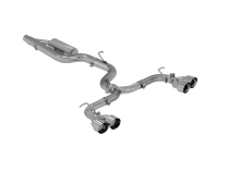 2015-2019 Volkswagen Golf Armor Pro Series 3 Inch Cat Back Quad Split Rear T304 Stainless Steel Exit Exhaust MBRP