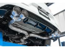 2015-2019 Volkswagen Golf Armor Pro Series 3 Inch Cat Back Quad Split Rear T304 Stainless Steel Exit Exhaust MBRP