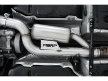 2015-2019 Volkswagen Golf Armor Pro Series 3 Inch Cat Back Quad Split Rear T304 Stainless Steel with Carbon Fiber Tips Exhaust System MBRP