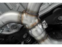 2015-2019 Volkswagen Golf Armor Pro Series 3 Inch Cat Back Quad Split Rear T304 Stainless Steel with Carbon Fiber Tips Exhaust System MBRP