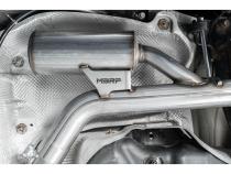 2015-2021 Volkswagen Golf Armor Pro Series 3 Inch Cat Back Dual Split Rear Exit T304 Stainless Steel with Carbon Fiber Tips Exhaust System MBRP