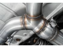 2015-2021 Volkswagen Golf Armor Pro Series 3 Inch Cat Back Dual Split Rear Exit T304 Stainless Steel with Carbon Fiber Tips Exhaust System MBRP