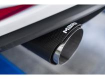 2015-2021 Volkswagen Golf Armor Pro Series 3 Inch Cat Back Dual Split Rear Exit T304 Stainless Steel with Carbon Fiber Tips Exhaust System MBRP