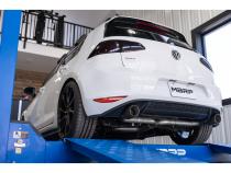 2015-2021 Volkswagen Golf Armor Pro Series 3 Inch Cat Back Dual Split Rear Exit T304 Stainless Steel with Carbon Fiber Tips Exhaust System MBRP