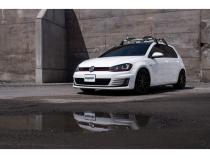 2015-2021 Volkswagen Golf Armor Pro Series 3 Inch Cat Back Dual Split Rear Exit T304 Stainless Steel with Carbon Fiber Tips Exhaust System MBRP