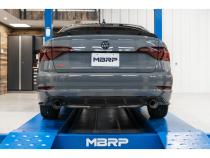 2019-2021 VW Jetta GLI Armor Pro Series 3 Inch Cat Back Dual Rear Exit T304 Stainless Steel with Carbon Fiber Tips Exhaust System MBRP