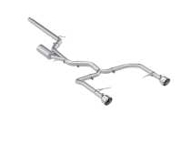 2022-Up Volkswagen Jetta GLI 2.0 TSI T304 Stainless Steel 3 Inch Cat-Back 2.5 Inch Dual Split Rear Street Profile MBRP