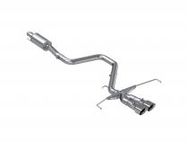 2019-2021 Hyundai Veloster Armor Lite Aluminized Steel 3 Inch Cat Back Dual Split Center Rear Exit Exhaust Sytem MBRP