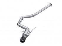 Subaru Impreza WRX/WRX STI 2.0L/2.5L 3.0 Inch Cat-Back Single Rear Exit T304 Stainless Steel with Carbon Fiber Tip MBRP