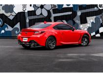 13-up Subaru BRZ 17-up Toyota GR86 and 13-16 Scion FR-S T304 3 Inch Cat-Back Dual Split Rear Side Exit with Carbon Fiber Tips MBRP