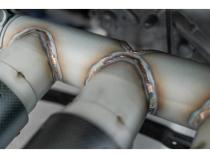 17-22 Acura NSX Armor Pro 2.5 Inch Cat Back Triple Rear Exit T304 Stainless Steel with Carbon Fiber Tips Exhaust System MBRP