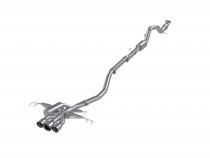 2017-2021 Honda Civic Type R 2.0L T304 Stainless Steel 3 Inch Cat-Back Triple Rear Outlet MBRP