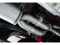 2.5 Inch Cat Back Exhaust System For 19-up Silverado/Sierra 1500 6.2L, 2022 Silverado LTD/ Sierra Limited 6.2L Dual Rear Aluminized Steel MBRP