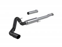 21-Up Ford F-150 4 Inch Cat Back Single Side Race Version Black Coated- Aluminized Steel Exhaust System MBRP