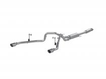 21-Up Ford F-150 Aluminized Steel 3 Inch Cat-Back 2.5 Inch Dual Split Rear Exhaust System MBRP