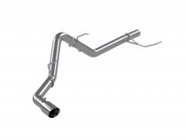 T304 Stainless Steel 3 Inch Resonator Back Single Side Exit 2021-Up Ford F-150 PowerBoost Hybrid 3.5L MBRP