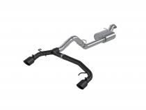 21-Up Ford Bronco 2.3L/2.7L EcoBoost 2/4-Door Black-Coated Aluminized Steel 3 Inch Cat-Back Dual Split Rear MBRP