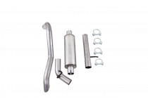 Cat Back Exhaust System Single Rear Exit Off Road Aluminum For 12-18 Jeep Wrangler/Rubicon JK 3.6L V6 2/4 Door MBRP
