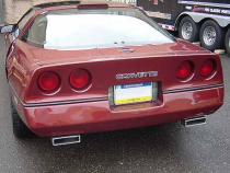 1986-1991 Corvette C4 2.5 Inch Crossmember Back Exhaust Kit With X-pipe 409 Stainless Race Pro Mufflers Pypes Performance Exhaust