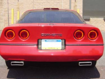 1986-1991 Corvette C4 2.5 Inch Crossmember Back Exhaust Kit With X-pipe 409 Stainless Race Pro Mufflers Pypes Performance Exhaust