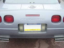 1986-1991 Corvette C4 2.5 Inch Crossmember Back Exhaust Kit With X-pipe 409 Stainless Race Pro Mufflers Pypes Performance Exhaust